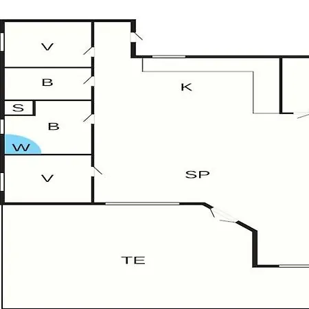 Ferienhaus 6 Person In Vaeggerlose Bøtø By